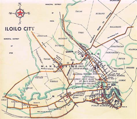 Detailed Road Map of Jaro .